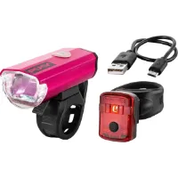 Puky Lumi sykkellykter front og bak pink Puky Lumi sykkellykter front og bak pink
