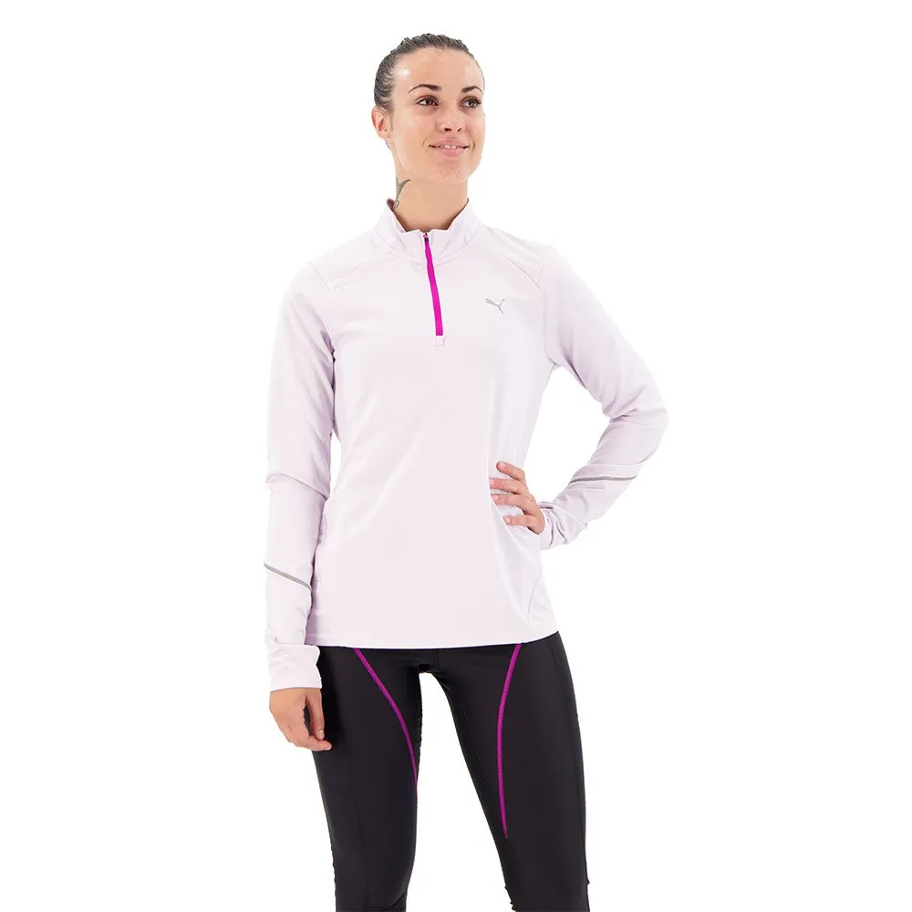 Puma 5k Knit Halv Glidelås Genser