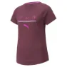 Puma 5k Logo Kortarmet T-skjorte female, Grape wine
