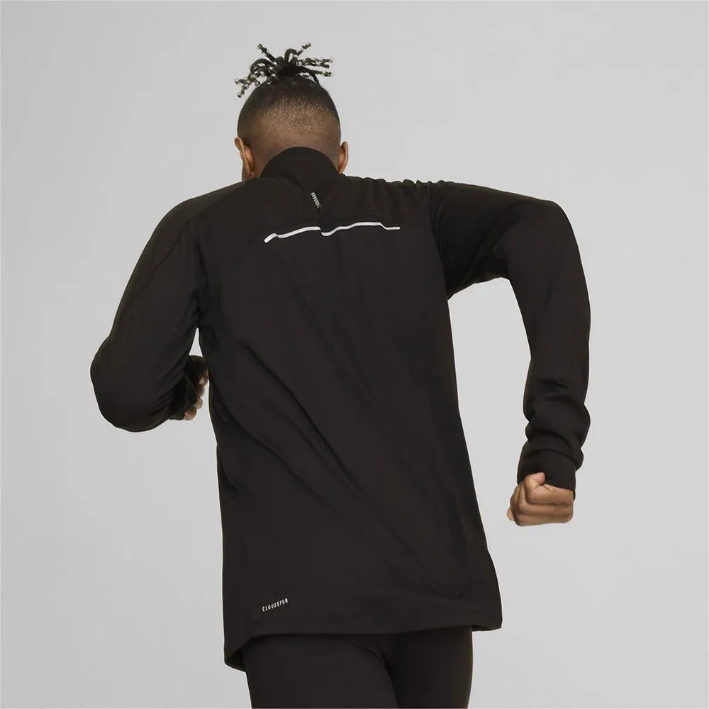 Puma Cloudspun Halv Glidelås Langarmet T-skjorte male