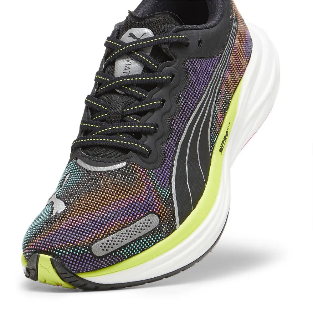 Puma Deviate Nitro 2 Psychedelic Rush Løpesko female, Black / lime pow / poison pink Puma Deviate Nitro 2 Psychedelic Rush Løpesko female, Black / lime pow / poison pink
