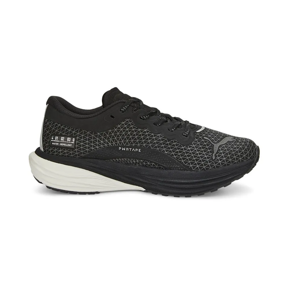 Puma Deviate Nitro 2 Wtr Løpesko female, Puma black / metallic silver