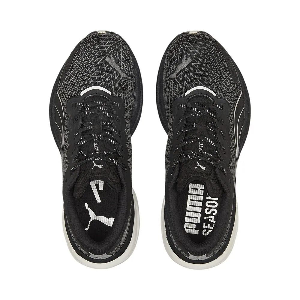 Puma Deviate Nitro 2 Wtr Løpesko female, Puma black / metallic silver