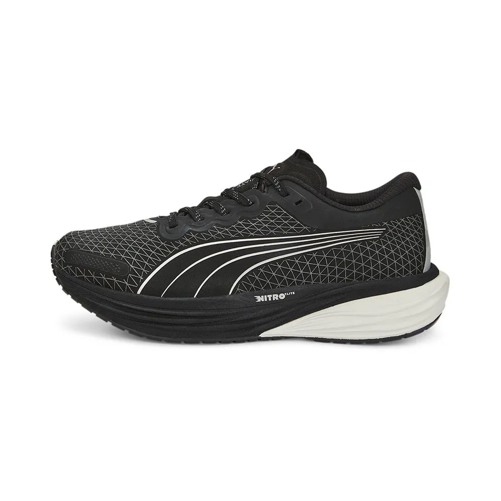 Puma Deviate Nitro 2 Wtr Løpesko female, Puma black / metallic silver