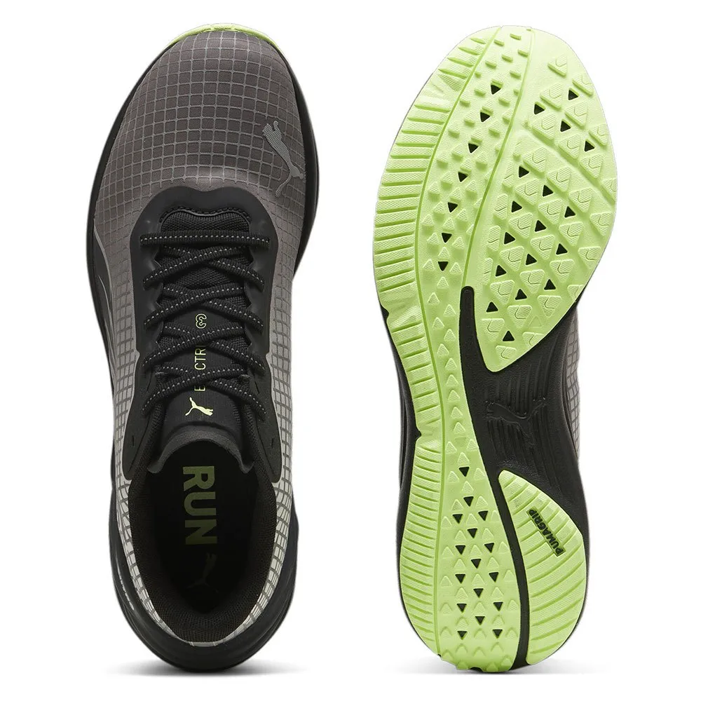 Puma Electrify Nitro 3 Wtr Fv Løpesko male, Black / glacial gray / fizzy apple