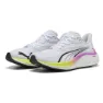 White / yellow alert / pure magenta