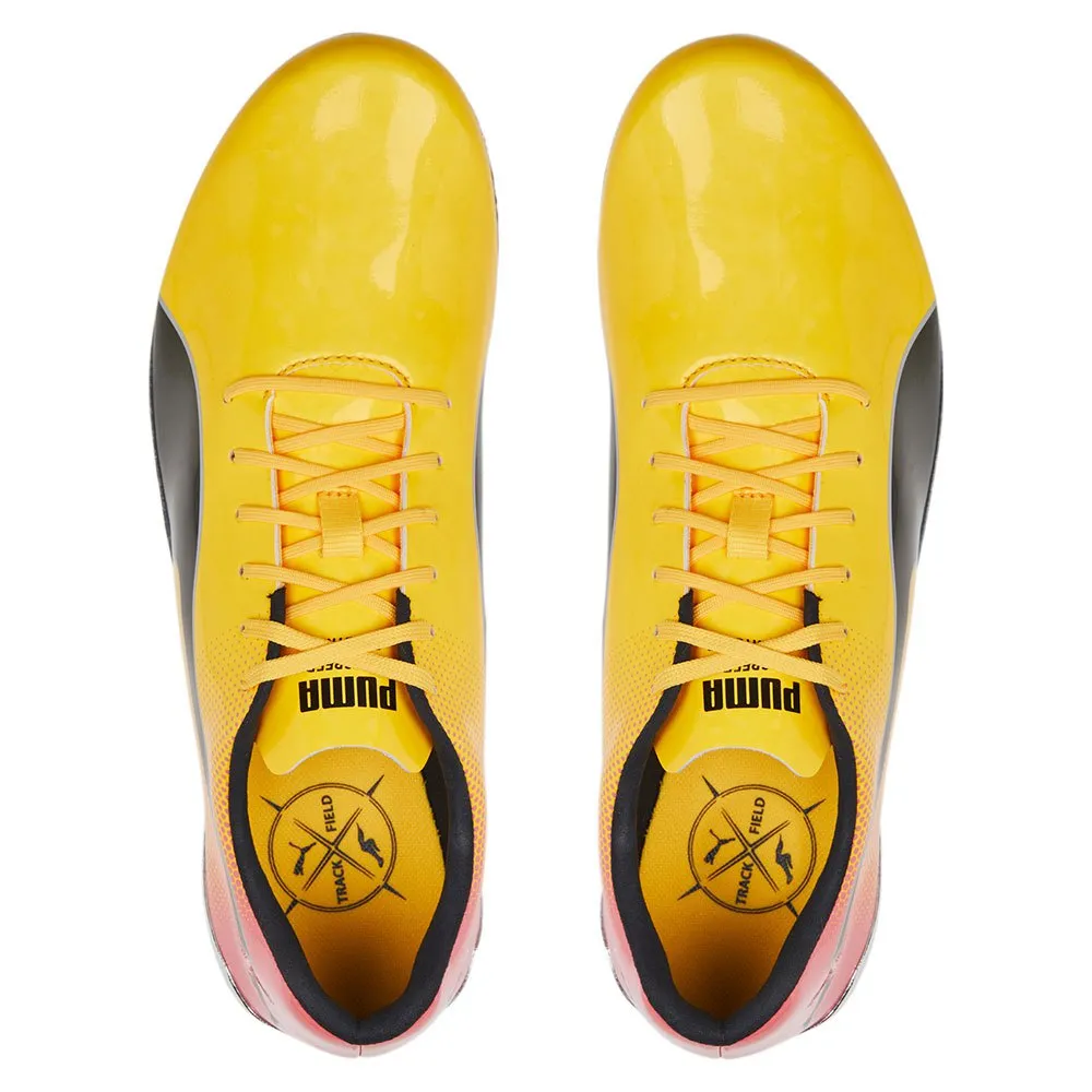 Puma Evospeed Electric 13 Løpesko Med Pigger male, Sun stream / sunset glow / puma black Puma Evospeed Electric 13 Løpesko Med Pigger male, Sun stream / sunset glow / puma black