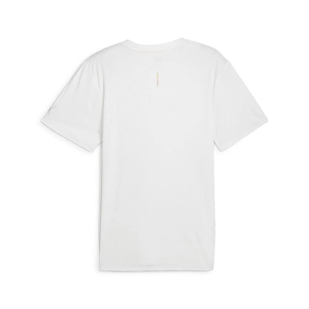 Puma Favorties Forever Faster Kortarmet T-skjorte male, White Puma Favorties Forever Faster Kortarmet T-skjorte male, White