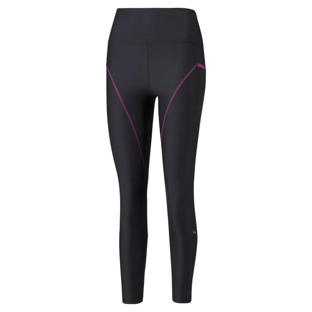 Puma Marathon Hw Fl Leggings female, Puma black / grape wine