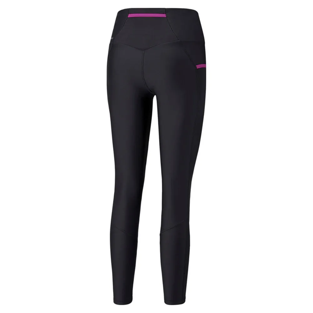 Puma Marathon Hw Fl Leggings female, Puma black / grape wine