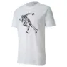 Puma Performance Graphic Kortarmet T-skjorte male, Puma white / osg runner