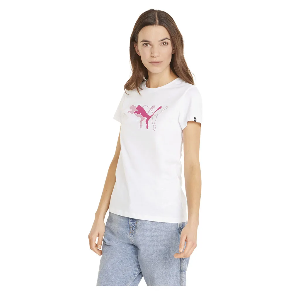 Puma Power Kortarmet T-skjorte female, White Puma Power Kortarmet T-skjorte female, White