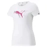 Puma Power Kortarmet T-skjorte female, White