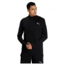 Puma Run Favorite 1/4 Zip Langarmet T-skjorte male, Puma black