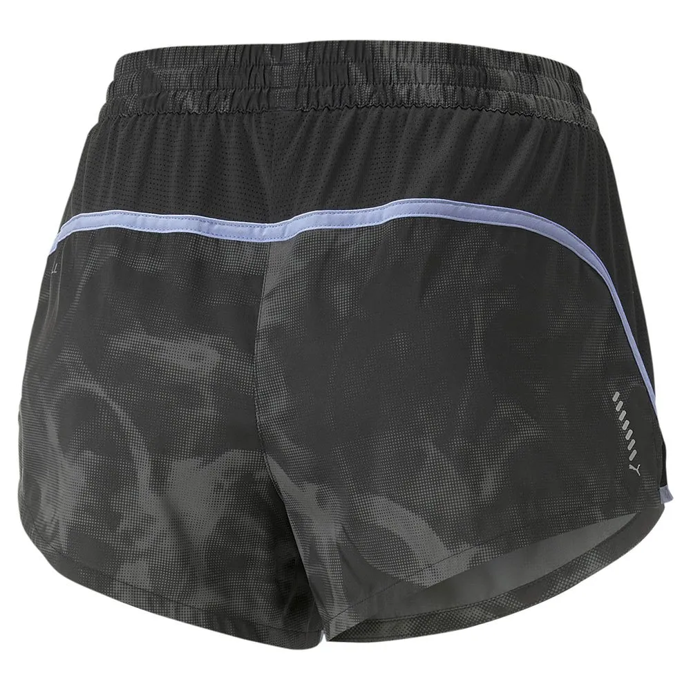 Puma Run Favorite Aop Velocity Shorts female, Puma black / elektric Puma Run Favorite Aop Velocity Shorts female, Puma black / elektric