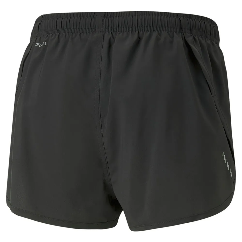 Puma Run Favorite Split Shorts male, Puma black Puma Run Favorite Split Shorts male, Puma black