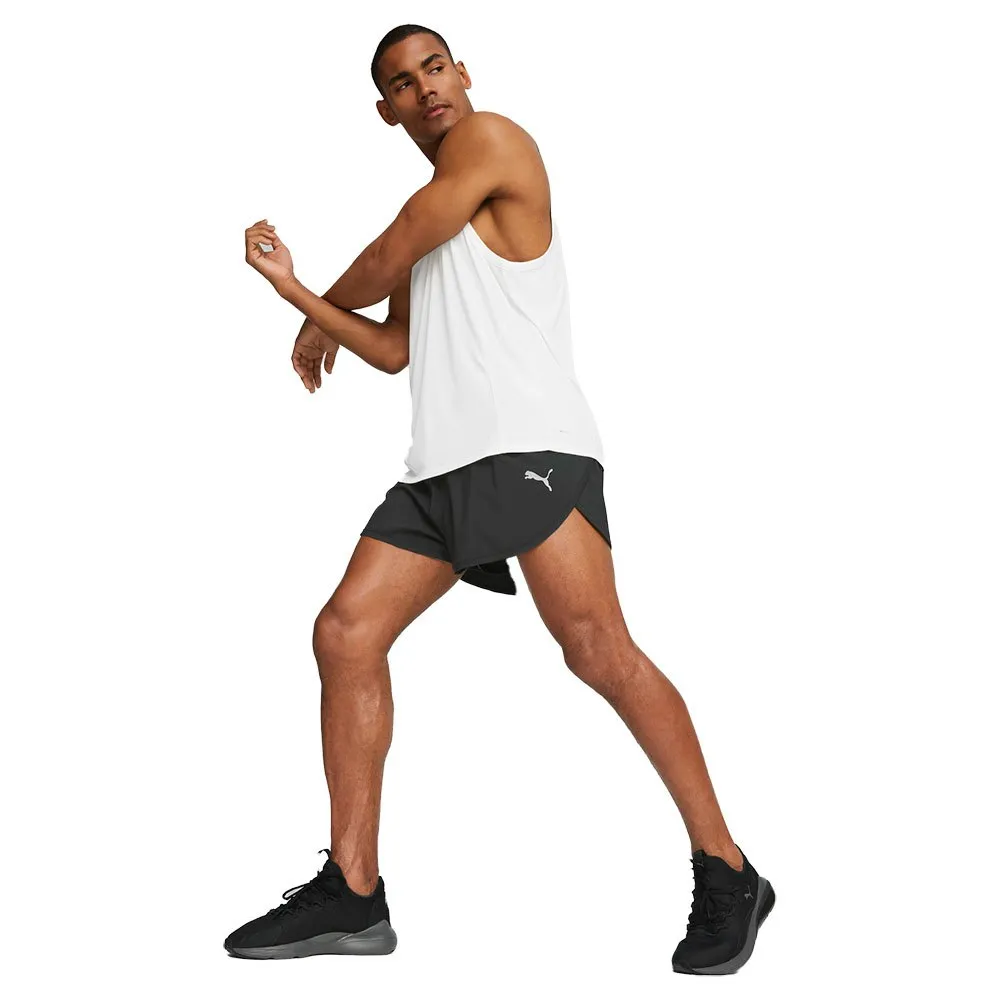 Puma Run Favorite Split Shorts male, Puma black Puma Run Favorite Split Shorts male, Puma black