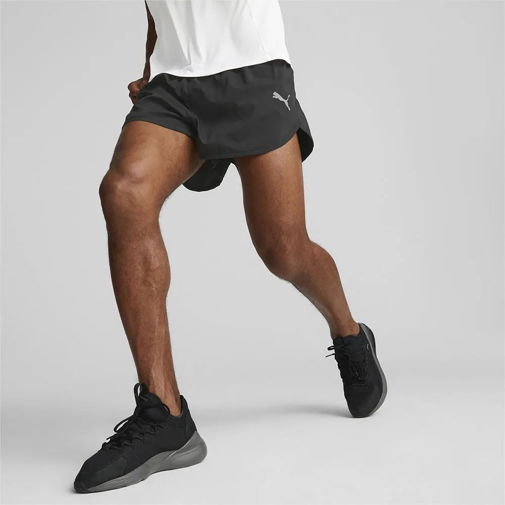 Puma Run Favorite Split Shorts male, Puma black Puma Run Favorite Split Shorts male, Puma black
