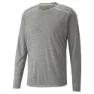 Puma Run Langarmet T-skjorte male, Medium gray heather