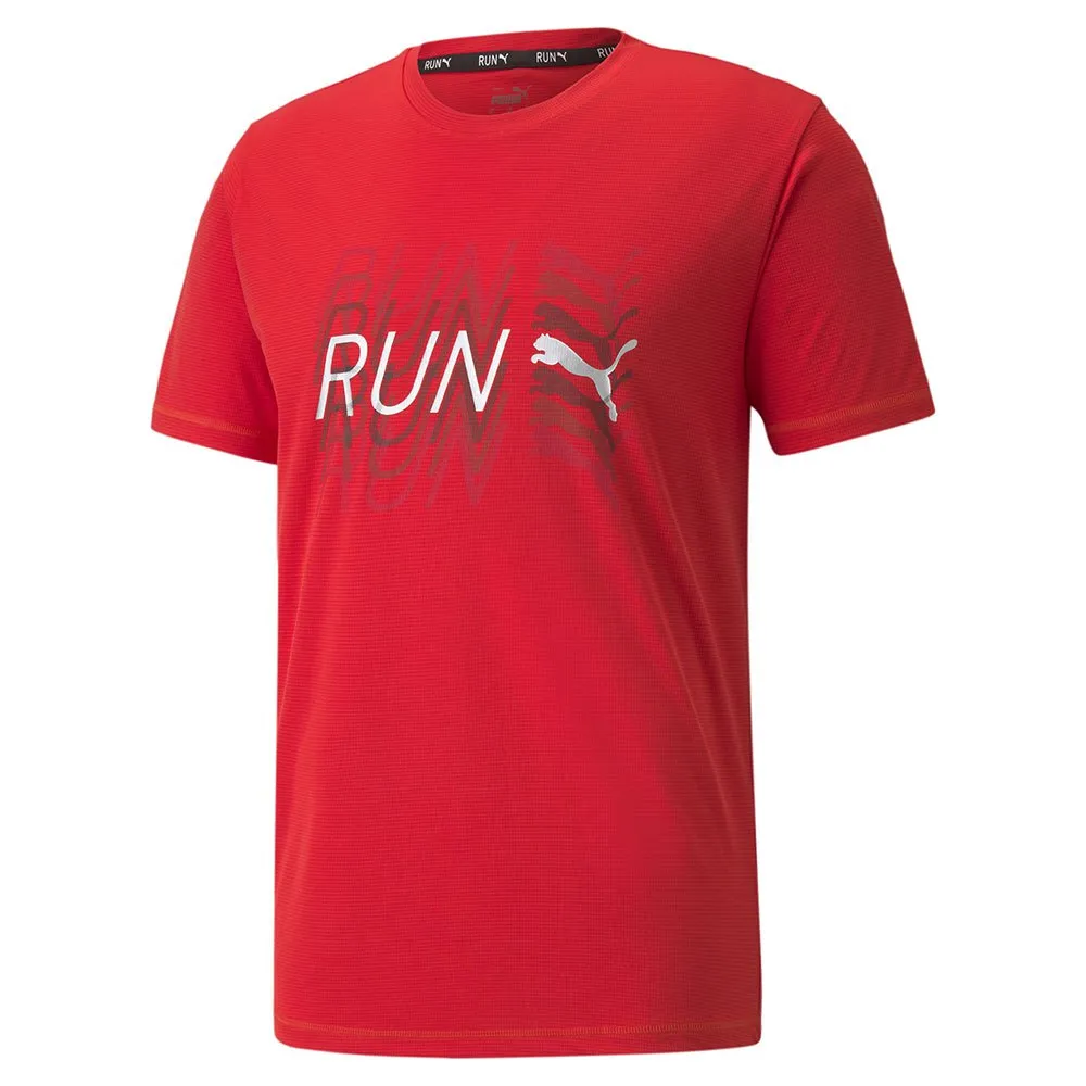 Puma Run Logo Kortarmet T-skjorte female