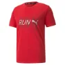 Puma Run Logo Kortarmet T-skjorte female