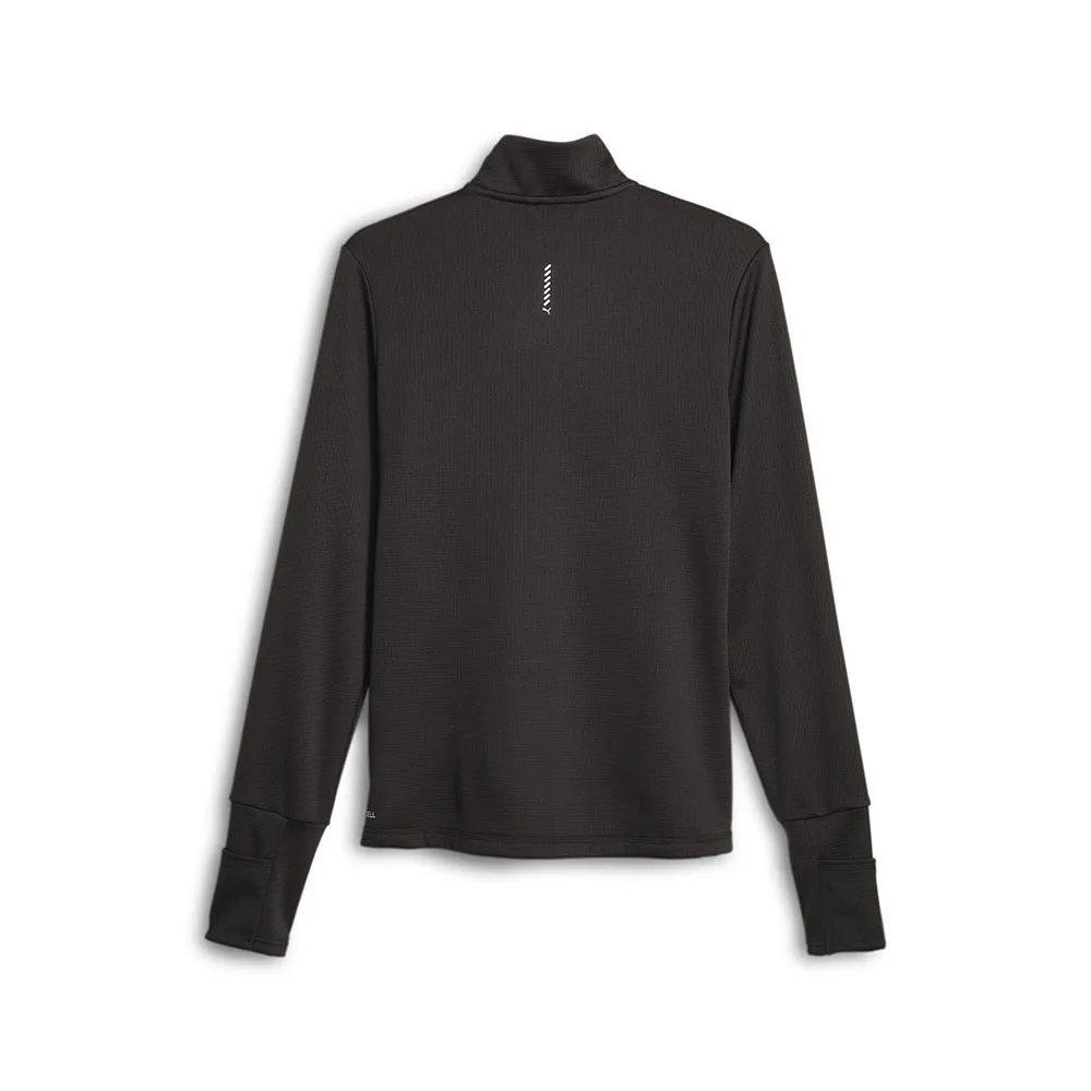 Puma Run Micro Fleecejakke Med Halv Glidelås female