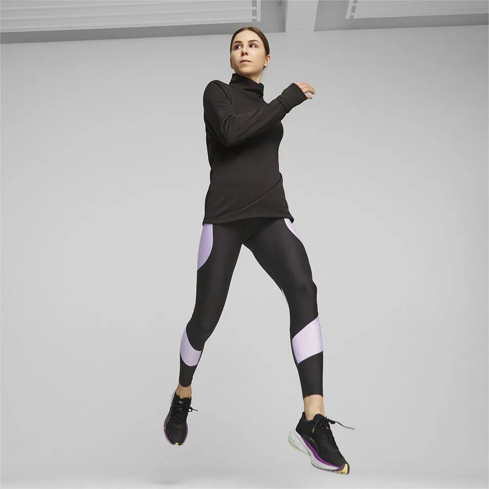 Puma Run Micro Fleecejakke Med Halv Glidelås female