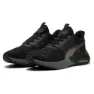 Black / cool dark gray / red