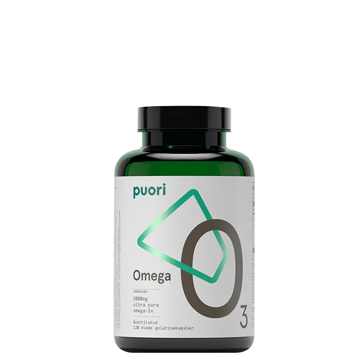 Puori Omega-3 120 kapsler sitron