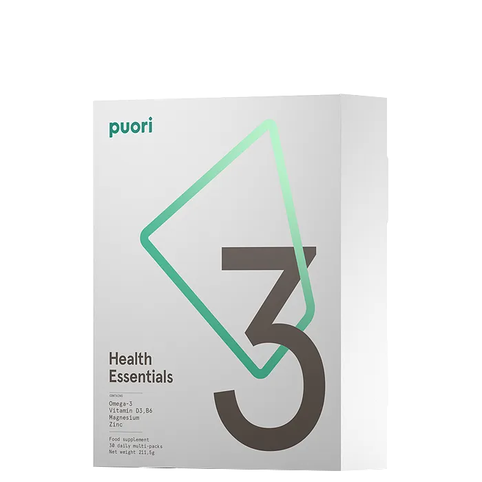 Puori Omega-3 D-Vitamin Magnesium 30 doser, 30 doser