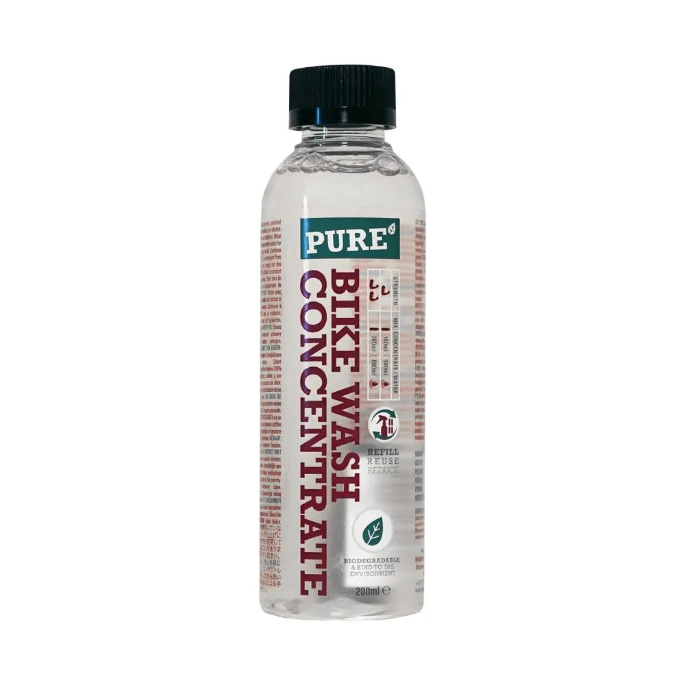 Pure Bike Wash Konsentrat 100% Biologisk Nedbrytbar 200ml