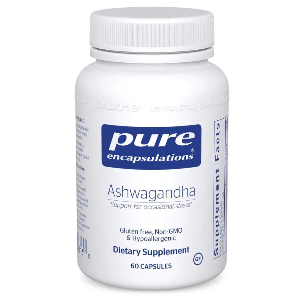 Pure Encapsulations Ashwagandha Kapsler 60 Enheter, One size Pure Encapsulations Ashwagandha Kapsler 60 Enheter, One size