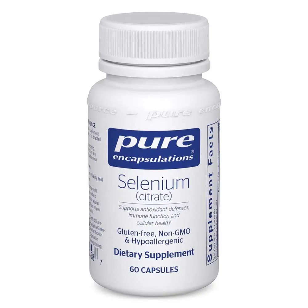 Pure Encapsulations Selenium Kapsler 60 Enheter, One size Pure Encapsulations Selenium Kapsler 60 Enheter, One size