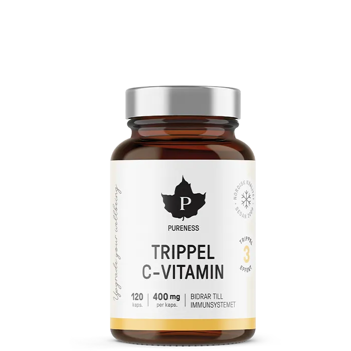 Pureness Trippel C-vitamin 120 kapsler