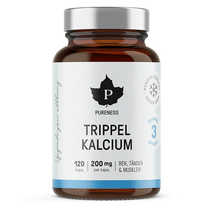 Pureness Trippel Kalcium 120 kapslar