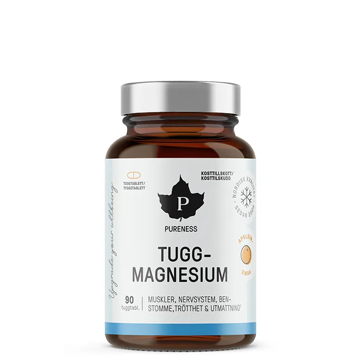 Pureness Tyggemagnesium, 90 tabletter Pureness Tyggemagnesium, 90 tabletter