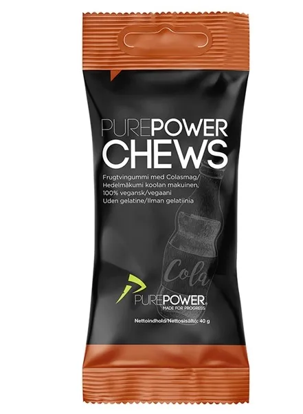 PurePower Chews Cola Gel Vingummi, Graycolor