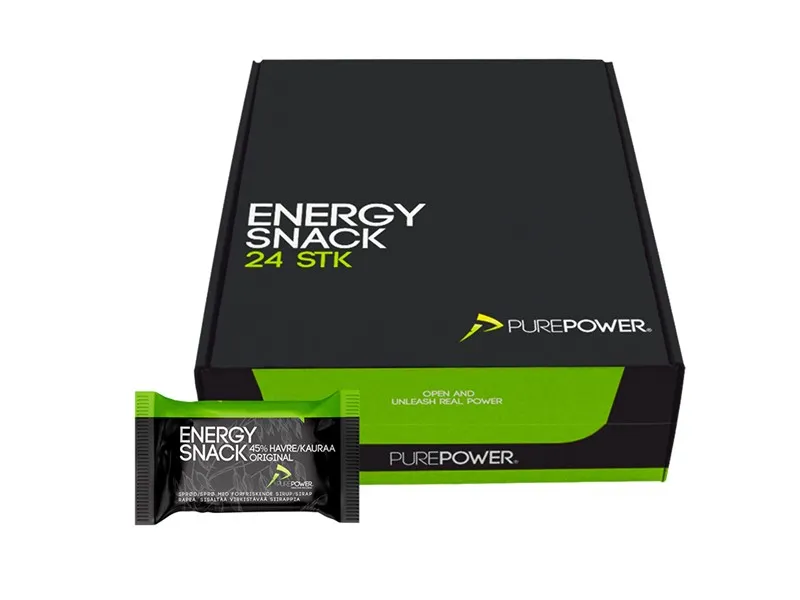 PurePower Energy Snack energibar havre 24 X 60 g. PurePower Energy Snack energibar havre 24 X 60 g.