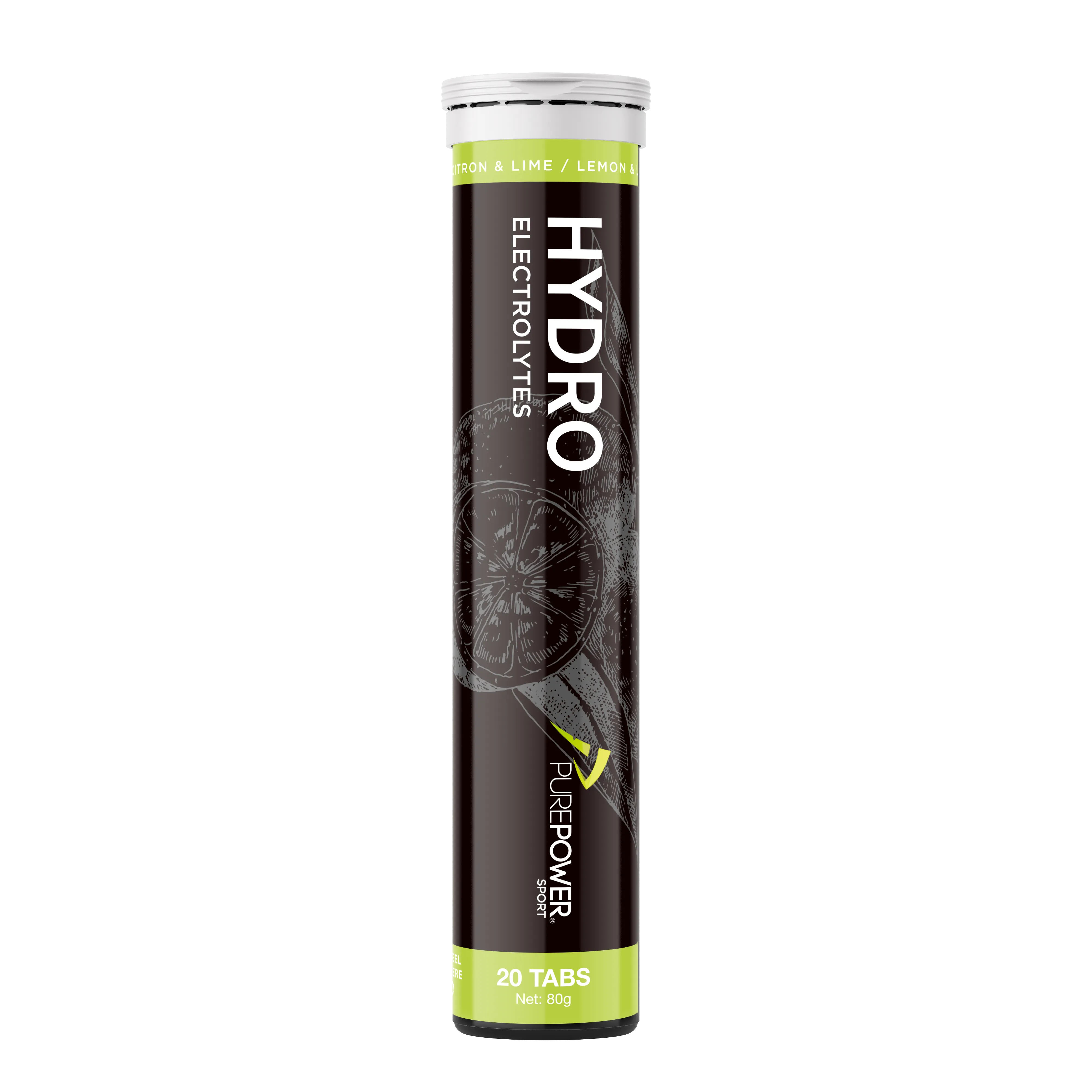 PurePower Hydro Sitron og Lime Tabletter PurePower Hydro Sitron og Lime Tabletter