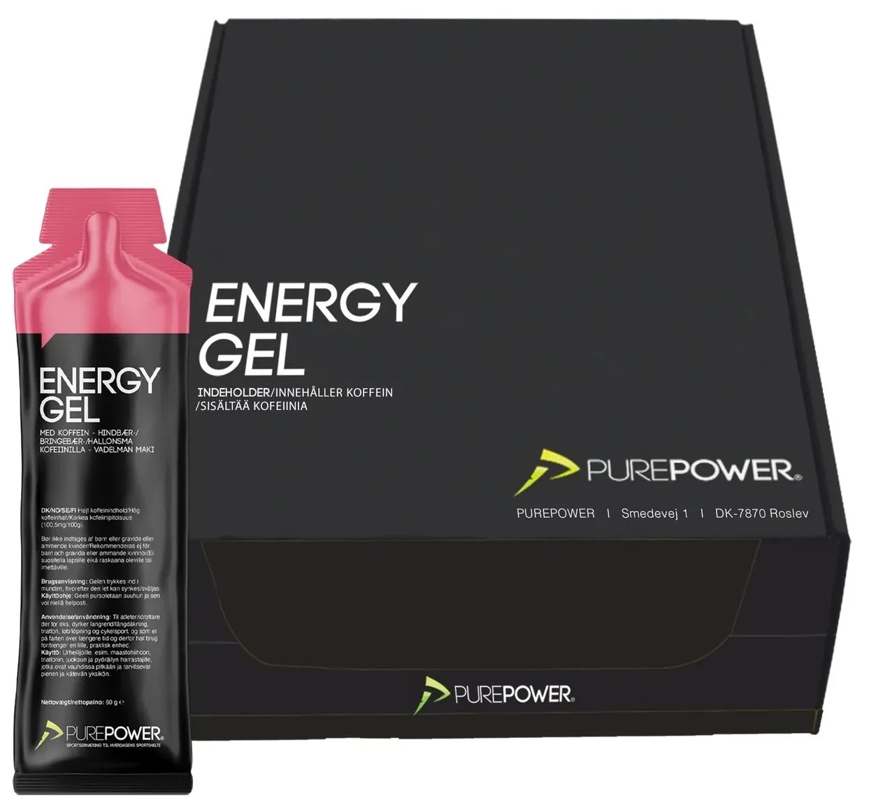PurePower Koffein Energigel ESKE