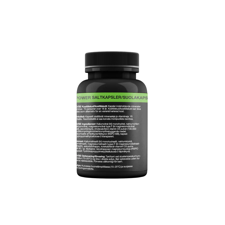 PurePower salt kapsler 90 stk. PurePower salt kapsler 90 stk.