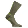 Q36.5 Compression Wool Lange Sokker 5 Par, Olive green