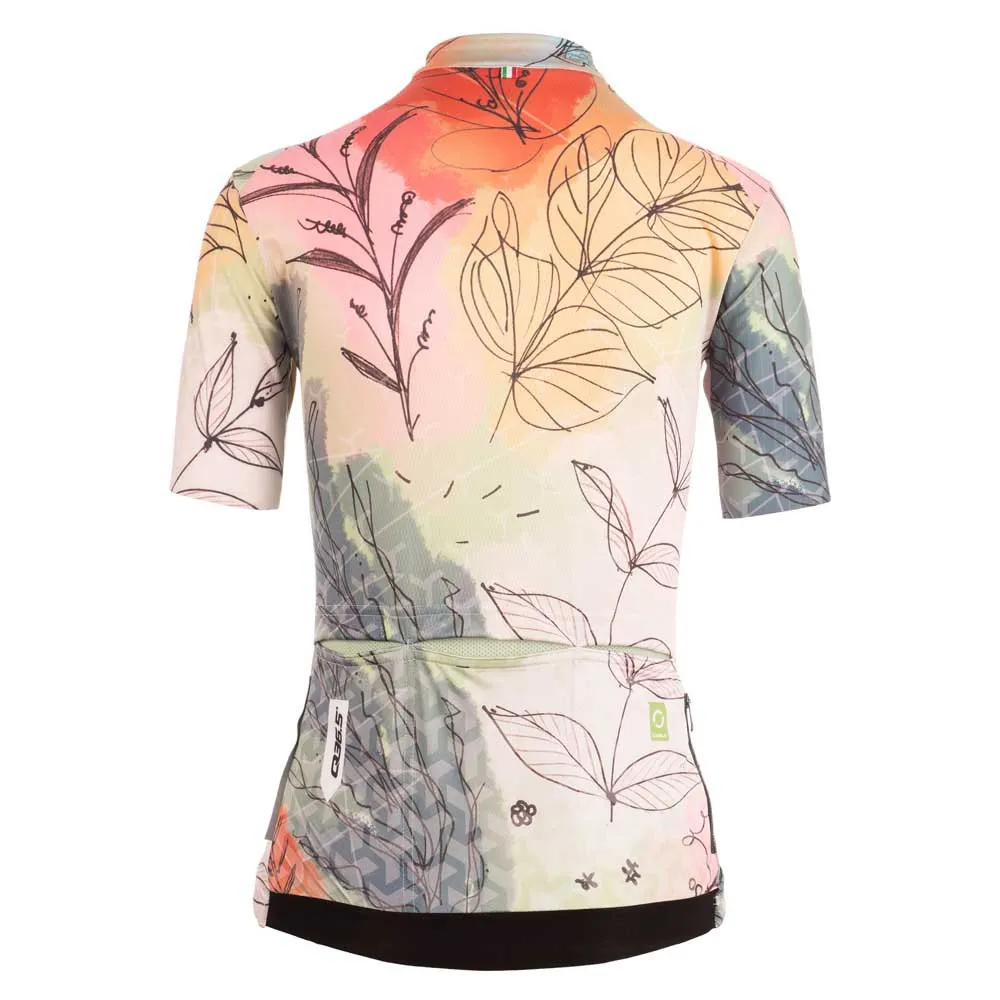 Q36.5 G1 Kort Ermet Trøye Refurbished, Flower leaves s Q36.5 G1 Kort Ermet Trøye Refurbished, Flower leaves s