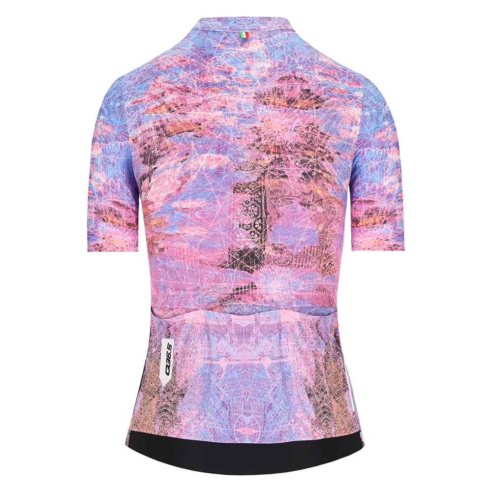 Q36.5 Gregarius Damask Kort Ermet Trøye Q36.5 Gregarius Damask Kort Ermet Trøye