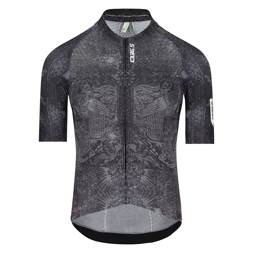 Q36.5 Gregarius Pro Damask Kort Ermet Trøye Q36.5 Gregarius Pro Damask Kort Ermet Trøye