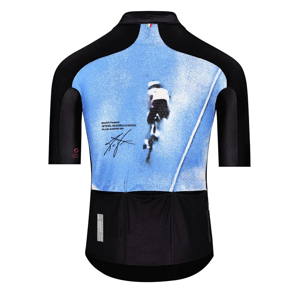 Q36.5 Gregarius Pro Milano-sanremo Fondriest Kort Ermet Trøye, Blue / black, S