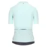 Q36.5 L1 Pinstripe Pro Kort Ermet Trøye Refurbished, Acquamarina blue