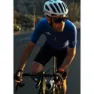 Q36.5 Pinstripe Pro Nibali Kort Ermet Trøye, Ocean blue