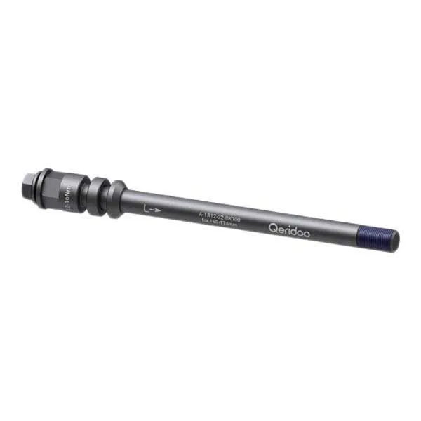 Qeridoo M12x1.0 Mm 16-172 Mm Gjennomgående Aksel, Black, One Size