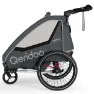 Qeridoo Qupa2 Sykkelvogn, Grey, Max 60kg